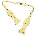 thumbnail image 2 of SummerTies Sailboat Bow Tie (Yellow), Printed Silk, Adult Tie Yourself Bow Tie, 2 of 3