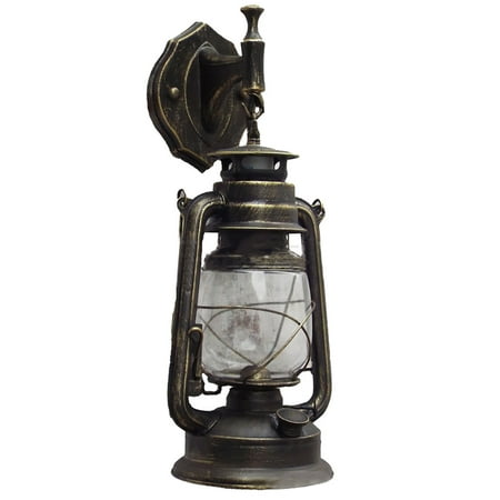 

Kayannuo Clearance E27 Retro Antique Vintage Rustic Lantern Lamp Wall Sconce Light Fixture Outdoor