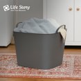 thumbnail image 4 of Life Story 26 Quart Flexi Tub, Versatile Storage Tote, Home Organizer, Gray, 4 of 8