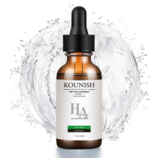 onlyliua Liquidación Ácido Hialurónico Facial Hidratante y Eliminador de Arrugas Iluminador 30 Ml