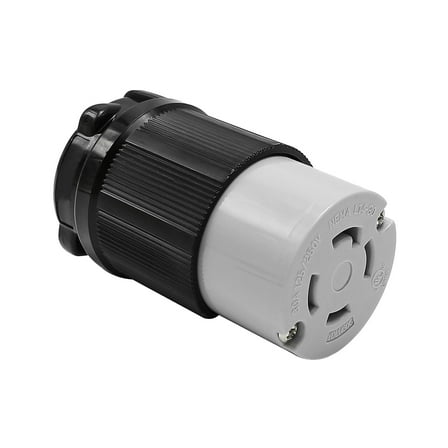 Anxingo UL Listed NEMA L14-30R 30 Amp 125/250 Volt 3 Pole 4 Wire 3P 4W Grounding Twist Locking Female Plug Connector Socket