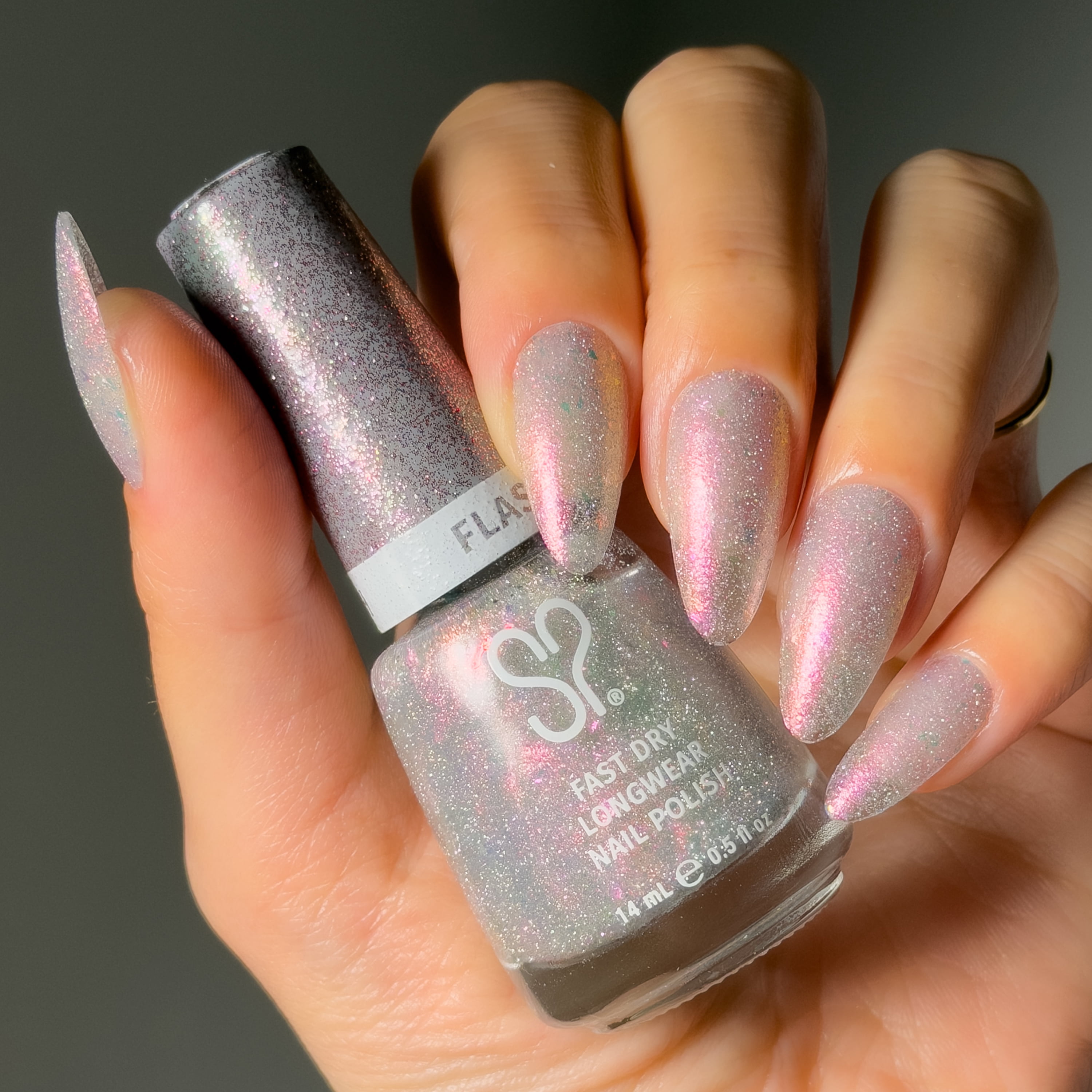 Salon Perfect Flash Nail Polish, 450 Star Petal, 0.5 fl oz