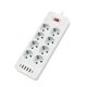 thumbnail image 5 of 8Holes EU Plug AC Socket Multi Tower Power Strip 2M Extension Cable Electrical Outlet Smart USB Socket with Switch, 5 of 5