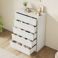 thumbnail image 2 of Dresser for Bedroom with Drawers,29.5" Wide Modern Chest of Drawers,Wood Closet Clothes Storage Organizer for Living Room,Hallway, 2 of 7