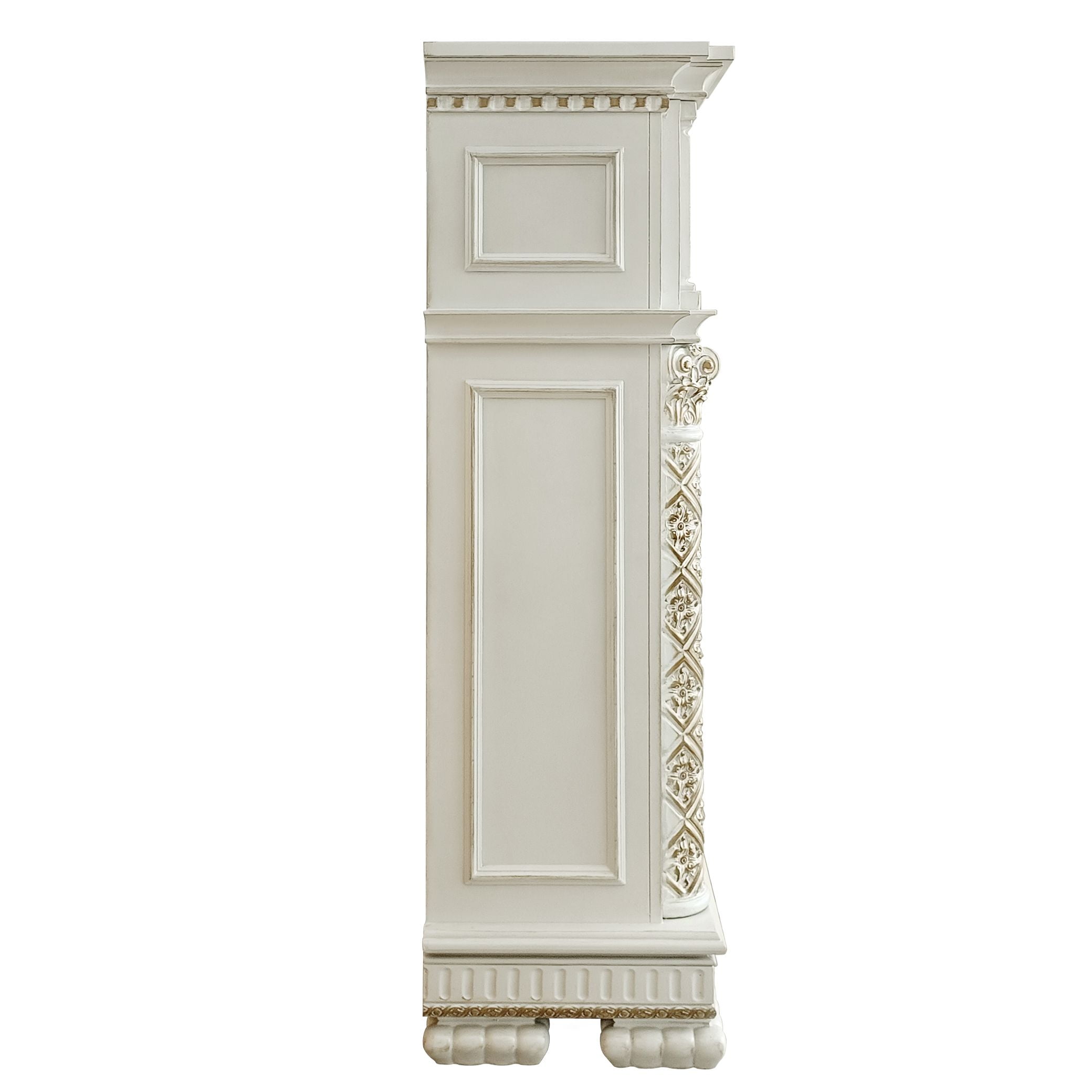 AC01313 Fireplace, Antique Pearl Finish - Vendome ( 1Pc/1Ctn ) - Walmart.com