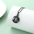 thumbnail image 4 of Giraffe Cremation Jewelry Cricle Urn Necklace for Ashes with Tree of Life Memorial Keepsake Ash Necklace of Loved One, 4 of 6