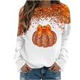 thumbnail image 2 of Odbmxy Sweatshirts for Women Long Sleeve Halloween Fall Winter Casual Graphic Crew Neck Pullover Vacation Shirts for Women, 2 of 6