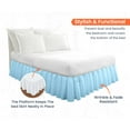 thumbnail image 2 of SGI Bedding 14 Inch Ruffled Bedskirt | Microfiber Ruffled Bed Skirt | Fade-Resistant, Wrinkle-free, Anti-static, Decorative, Extra Storage Space, Clutter-Free |Olympic Queen, Light Blue, 2 of 8
