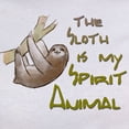 thumbnail image 3 of CafePress - The Sloth Is My Spirit Animal T Shirt - Women's Classic T-Shirt, 3 of 4