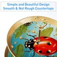 thumbnail image 2 of Seven Starred Ladybird Plastic Discs Iron Pillars Dessert Table Stand Holder 32cm Height Plates 21cm 24cm 27cm, 2 of 6