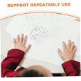 thumbnail image 3 of FYBTOF 42pcs Spray Painted Letter Stencils Wall Stencils Large Pattern Letter Stencils Alphabet Household Spray Stencils Stencil Letters Craft Plastic Alphabet Board Stencils for Crafts-5100, 3 of 5