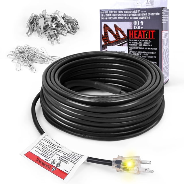 HEATIT HIRD 60 feet Roof & Gutter De-Icing Cable