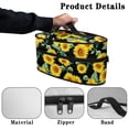 thumbnail image 5 of HELLHERO Iron Carrier Bag Easy to Store and Carry Portable Steamer Carrying Case Easy Storage Cleaning Sunflower(Bag Only), 5 of 6