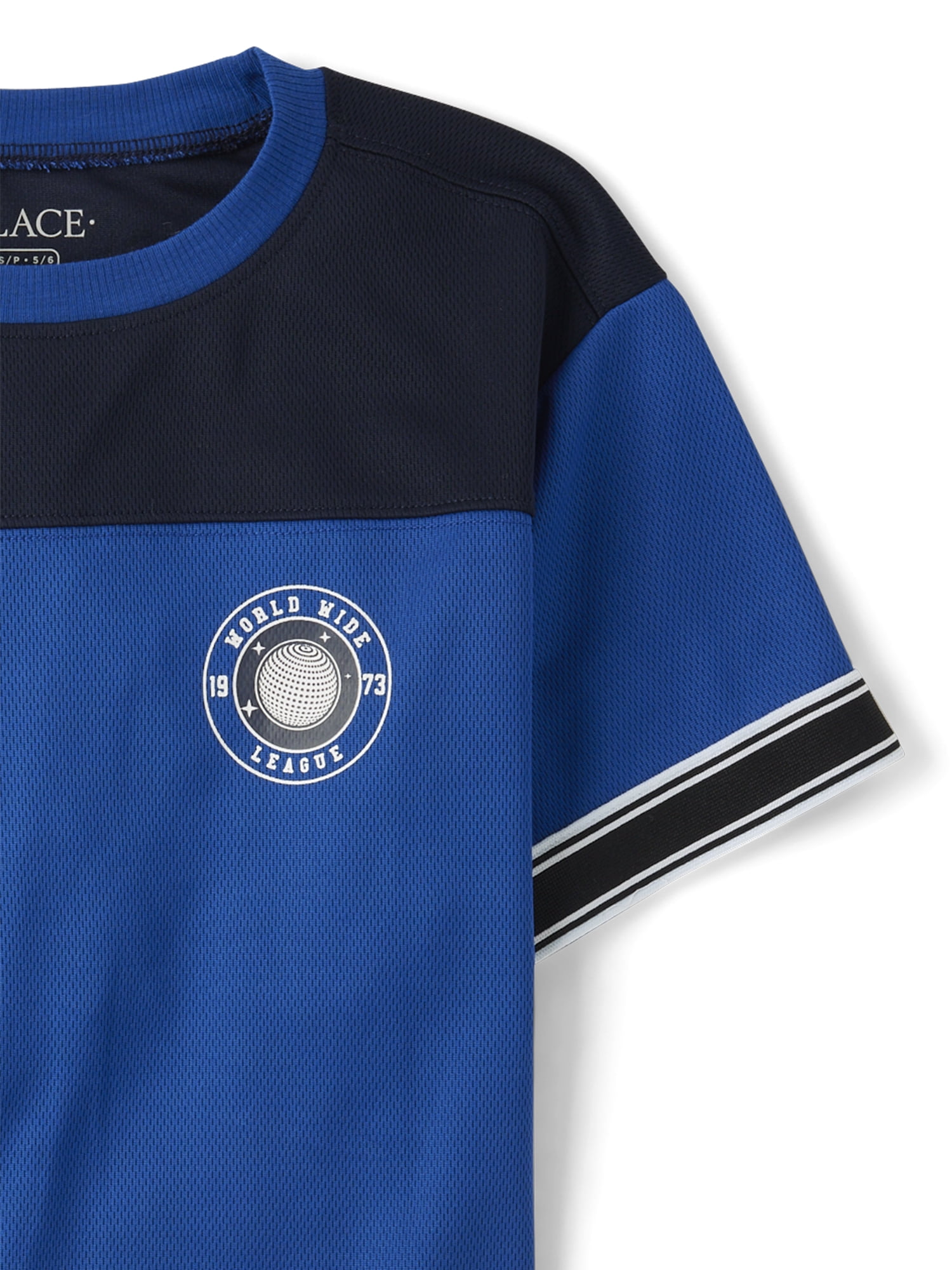 The Children's Place Boys Quick Dry Short Sleeve Football Top, Sizes XS-XXL