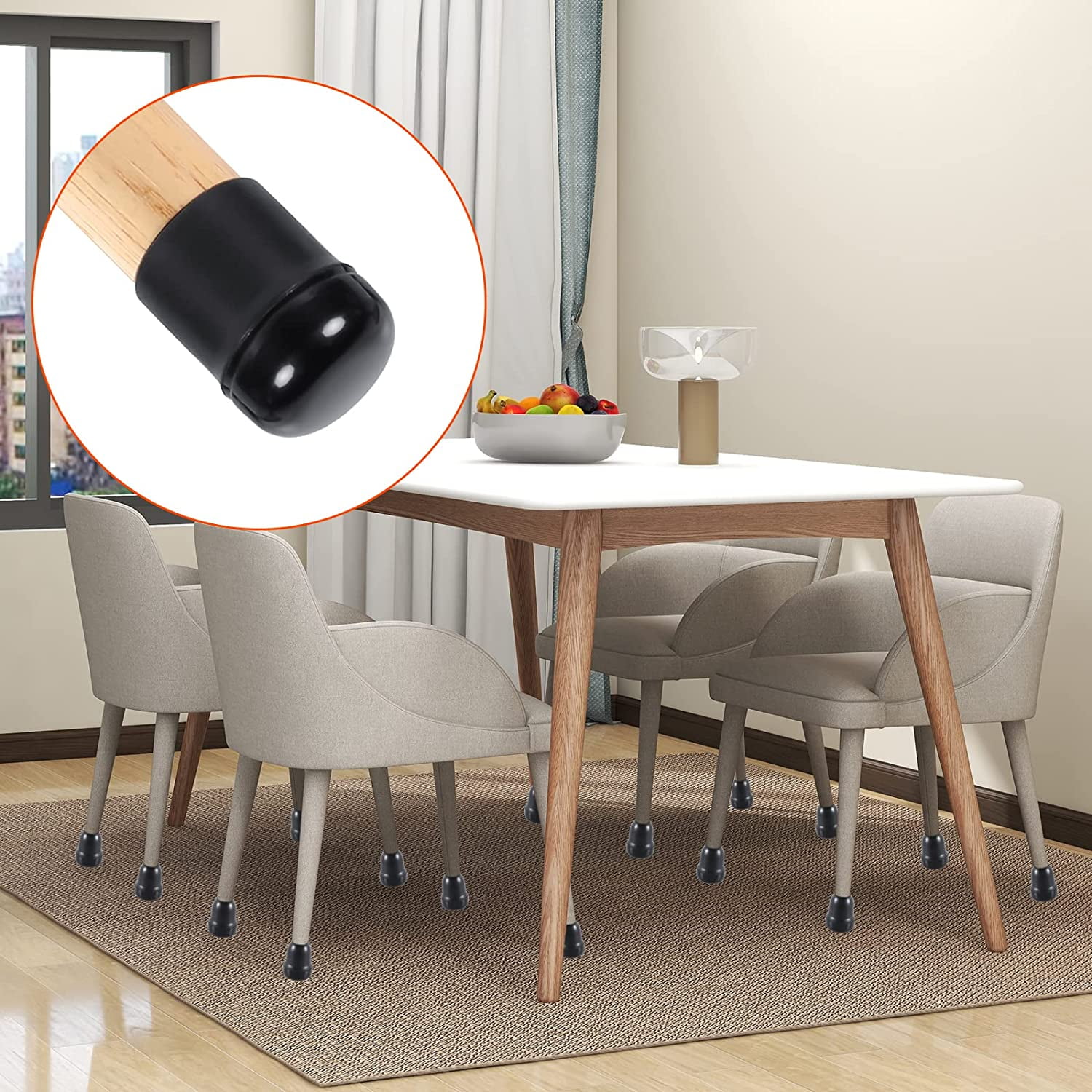 24 Pcs Furniture Movers Sliders for Carpet Chair Egypt Ubuy