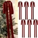 thumbnail image 4 of Lazos, Lazos de corona, Lazos para el cabello, Decoración de lazos, Decoración de lazos de terciopelo navideños, Decoración de árbol de Navidad DIY, Decoración de corona de flores festiva, Colgante de, 4 of 6