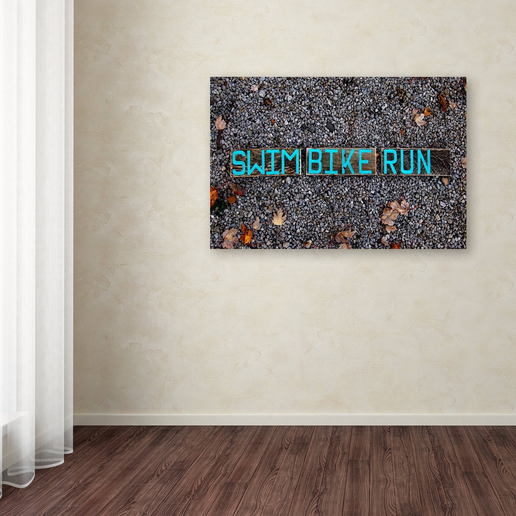 Trademark Fine Art 'The Triathlete II' Canvas Art by Nicole Dietz