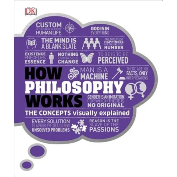 Pre-Owned How Philosophy Works: The Concepts Visually Explained (Hardcover) 1465482229 9781465482228