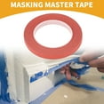 thumbnail image 2 of Unique Bargains Painters Tape Masking Master Tape Red 5000x1.2x0.01cm / 54.68 Yards x 0.47 Inches x 140um, 2 of 6