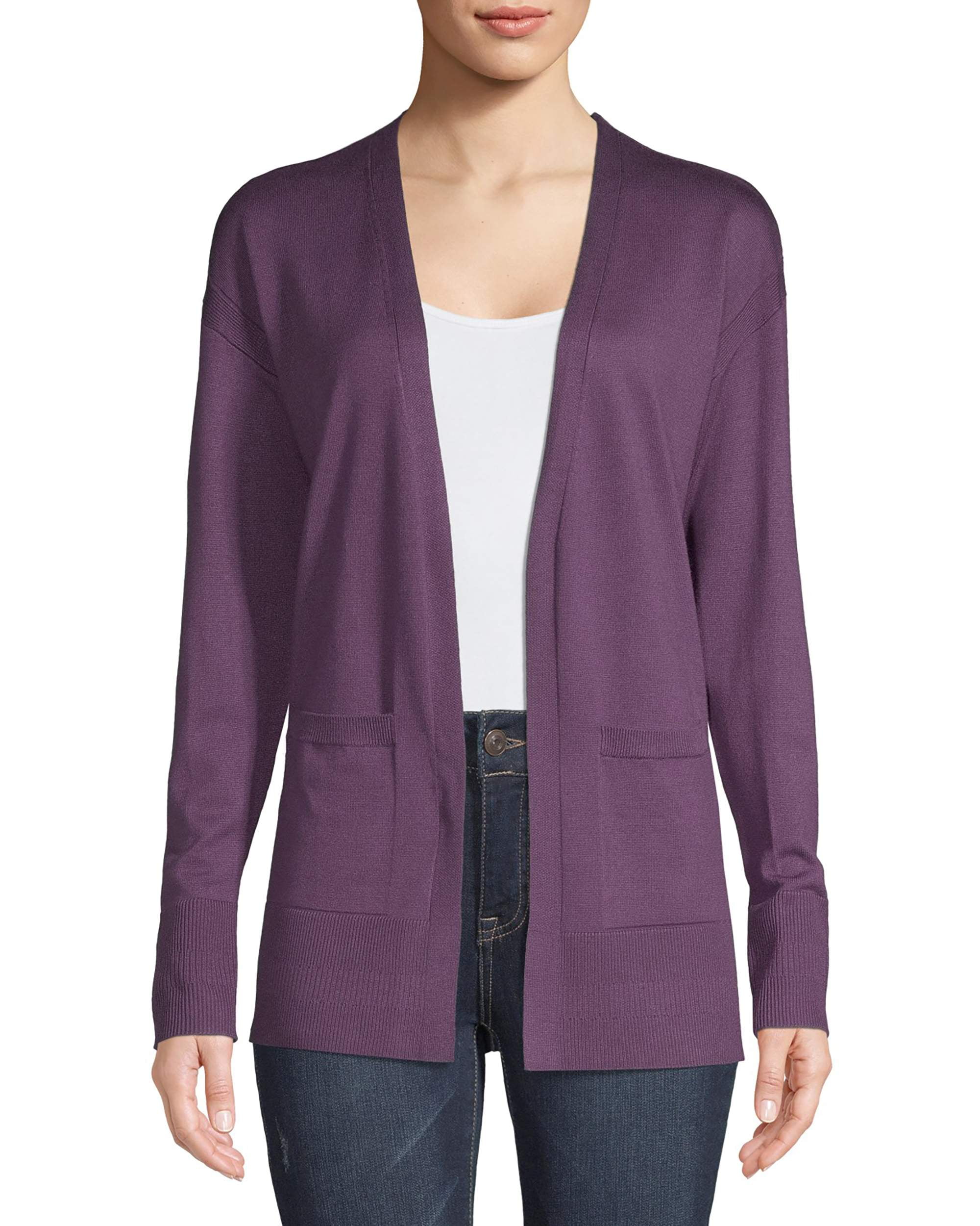 open front cardigan walmart