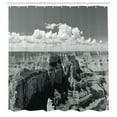 thumbnail image 3 of Ambesonne Grey Shower Curtain, Nostalgic Grand Canyon, 69"Wx70"L, Grey, 3 of 5