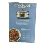 Crock-Pot Programmable 7-Quart MyTime Cook & Carry Slow Cooker, Stainless Steel