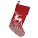 thumbnail image 1 of Christmas Decorations, Thick Knit Christmas Socks Gift Bag Santa Snowman Deer Socks 1pcs-Red, 1 of 5