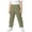 Army Green@GC@, variant on CONZONE Kids Boys Cargo Pants Outdoor Hiking Pants For Child Buttons Solid Color Wide Leg Jogger Trousers With Pockets