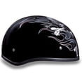 thumbnail image 3 of Daytona Helmets Slim Line Skull Cap D.O.T. Approved Half Shell Motorcycle Helmet, 3 of 9