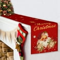 thumbnail image 2 of Rdsfhsp Christmas Table Runner Red and Gold Santa Claus Merry Christmas Snowflake Winter Xmas Home Kitchen Dining Table Party Decor 13 x 72 Inch, 2 of 5