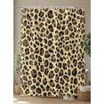 thumbnail image 4 of Leopard Print Shower Curtain Set ，Waterproof Fabric Shower Curtains Abstract Modern Leopard Texture Shower Curtains for Bathroom,Bathroom Decor 36"x72", 4 of 6