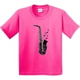 thumbnail image 3 of Inktastic Saxophone Musician Band Idea Youth T-Shirt, 3 of 5