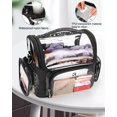 thumbnail image 2 of Funda para brochas de maquillaje TANTO, transparente, de pie, negra, talla X, 2 of 8
