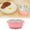 Dark pink, variant on Baby Suction Bowl Stainless Toddler Bowl With Lid And Silicone Base For Children Toddler Infant Boy Girl baby bowls with suction toddler bowls