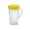 Yellow, variant on Blue Large Capacity Cold Drink Jug Plastic Pitcher 2200 Ml For Juice Iced Tea 8.9X7.3 Inches Blue
