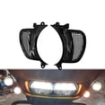 thumbnail image 3 of Headlight Vent Accent LED Light w/ Black Grille Fit For Harley Road Glide 15-23, 3 of 9