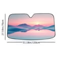 thumbnail image 6 of Awypu Windscreen Sun Visor - Smooth Simplicity and Minimalist Gradients, Car Interior Protection Assistant 51.18*27.59 in, 6 of 7