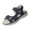Light Blue_012, variant on Domuza Wide Sandals for Women Dressy Strappy Arch Support Flat Wedge Sandals Women Open Toe Ankle Strap Comfortable Platform Slip-On Walking Shoes Black 8(EU-40)