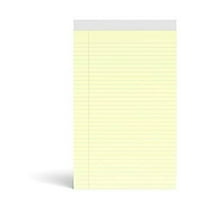 MyOfficeInnovations Notepads 8.5" x 14" Wide Yellow 50 Sheets/Pad 12 Pads/PK (26830) 163857