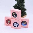 thumbnail image 4 of Calendario de Adviento de Navidad, pegatinas de sellado de 1-24 números, etiquetas de embalaje de caja de regalo de galletas de caramelo DIY, multifuncional, 24 piezas, 4 of 4