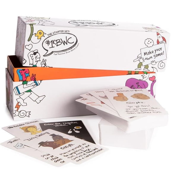 Brybelly 1KBWC One Thousand Blank White Cards Starter Set