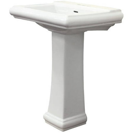 ... Avalon Vitreous China Pedestal Sink Only, White - Walmart.com