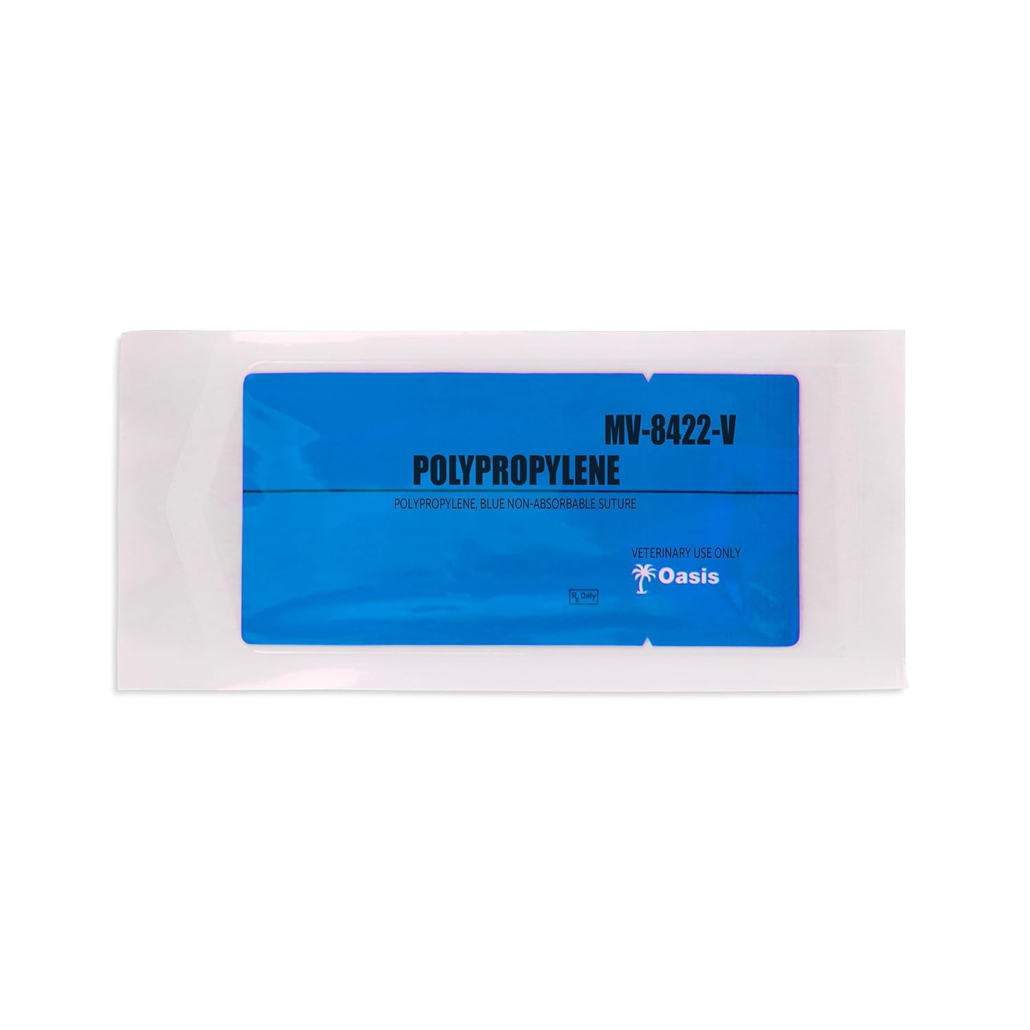 Oasis Polypropylene Surgical Suture, 3-0, (CT-1) 1/2 37mm Round Bodied Needle, 75cm, 12/Box, Veterinary Use