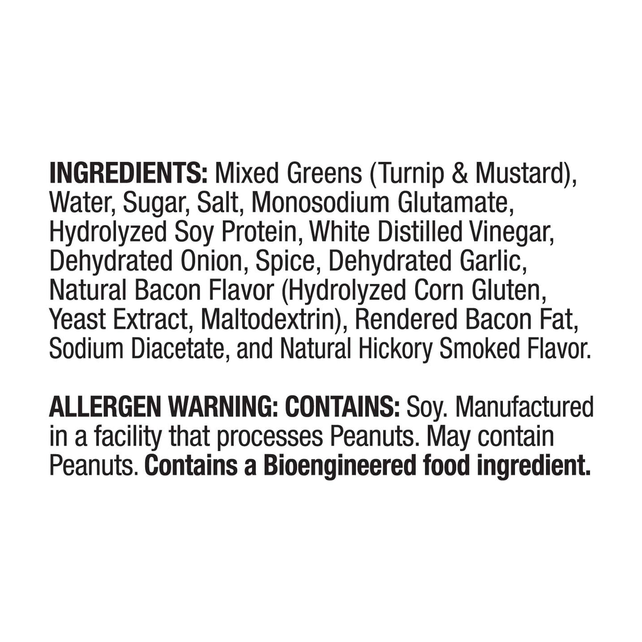 (6 pack) Margaret Holmes Seasoned Mixed Greens, Canned Vegetables, 27 oz