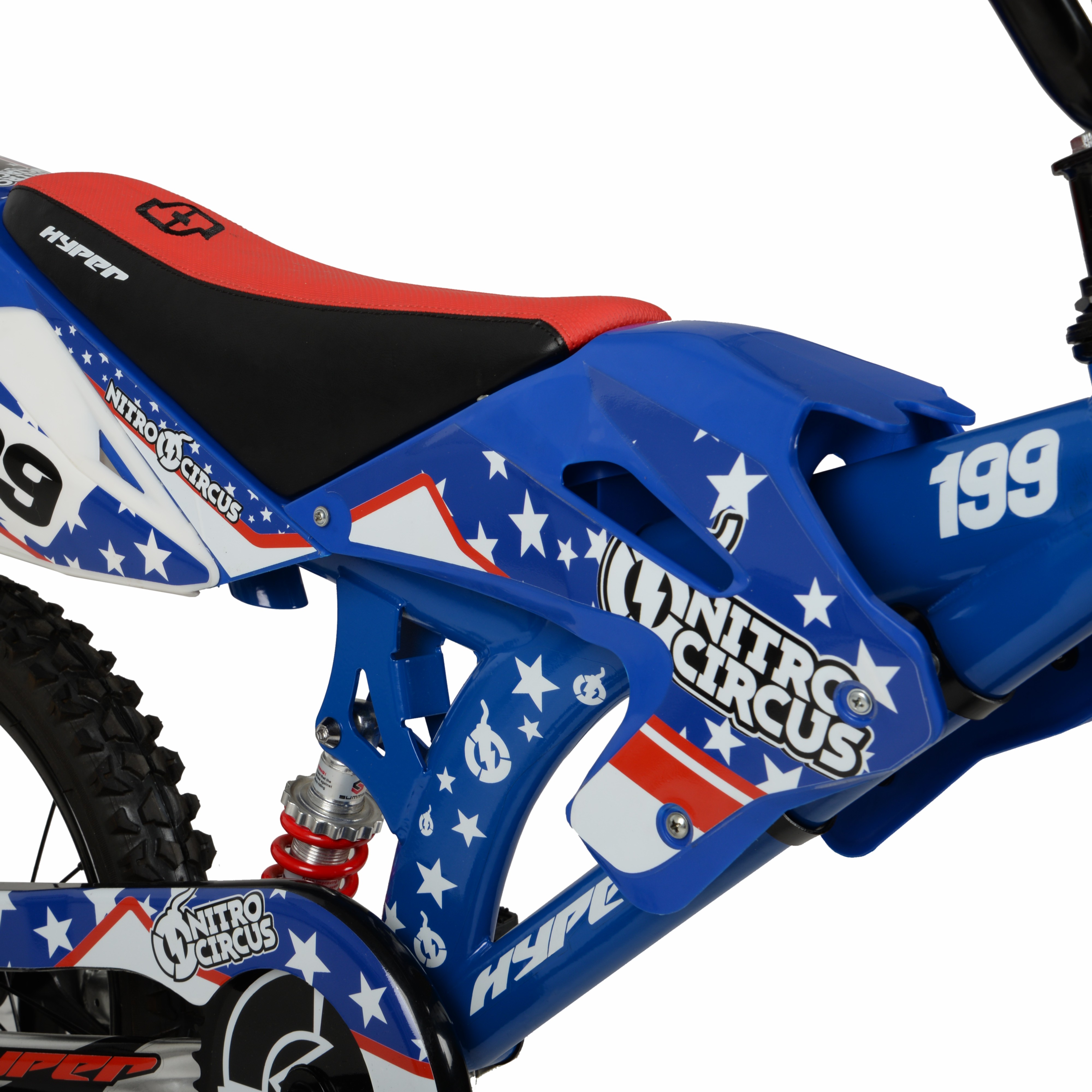 Hyper Nitro Circus 16" Moto Kids' Bike, Blue photo 3