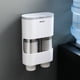 thumbnail image 5 of Dispensador de vasos desechables de doble tubo Dispensador de vasos montado en la pared Extractor automático desechable de papel y agua, 5 of 8