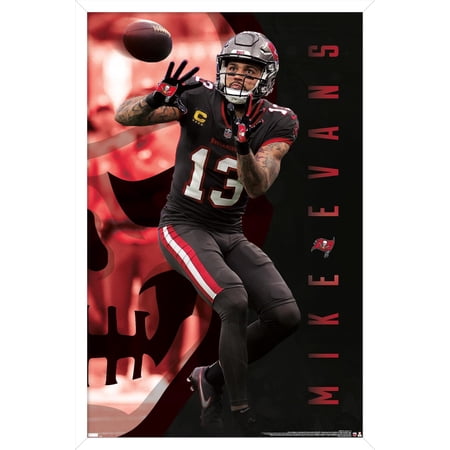 NFL Tampa Bay Buccaneers – Mike Evans 22 Wall Poster 14.725 x 22.375 Framed