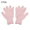 thumbnail image 3 of Uxcell Dusting Cleaning Gloves Microfiber Mittens, Pink 2 Pairs, 3 of 5