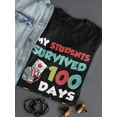 thumbnail image 3 of Students Survived 100 Of Me T-Shirt Women -Smartprints Designs, Female 4X-Large, 3 of 4