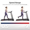 thumbnail image 6 of Sunny Health & Fitness Foldable Electric Smart Treadmill with Adjustable Incline and Smart Bluetooth & Free SunnFit App - SF-T722901, 6 of 10